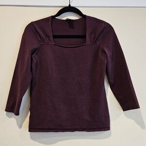Vintage Ann Taylor 3/4 Sleeve Top